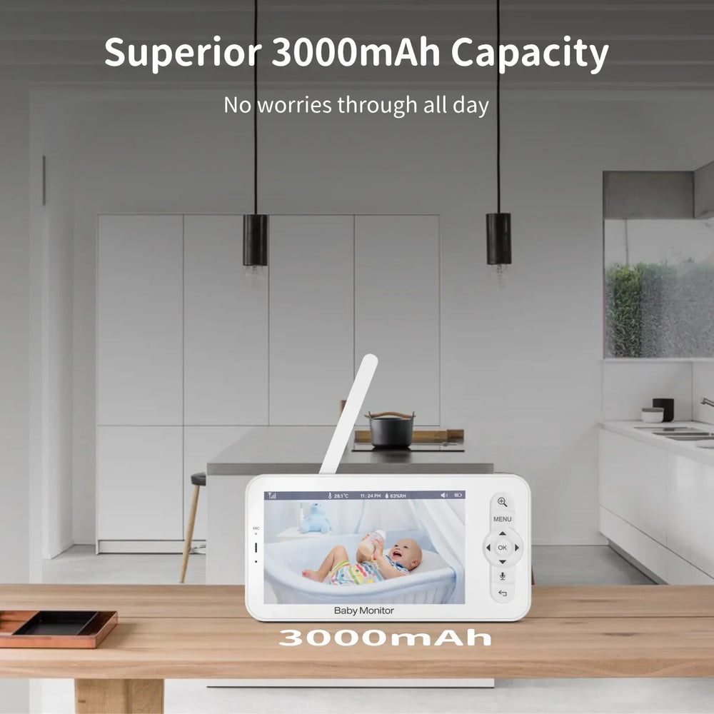 BabyVision 5 HD WiFi Niania Elektroniczna – Obraz na Żywo, Noktowizor i Sterowanie Aplikacją dla Optymalnego Bezpieczeństwa