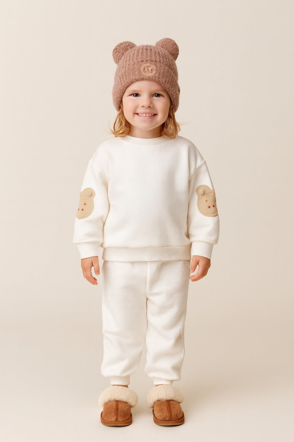 Zestaw Bluza i Spodnie Dresowe Unisex z Misiem (2-częściowy)