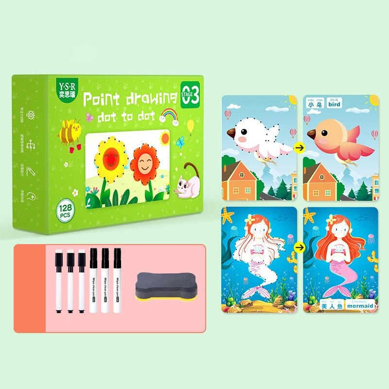 SkillSprout Learning Workbook – Ćwiczenia w Kreśleniu i Gry Matematyczne dla Maluchów i Przedszkolaków