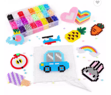 SparkBead Creatives – Kompletny Zestaw Koralików dla Dzieci | Kreatywna Zabawa i Rozwój Motoryki