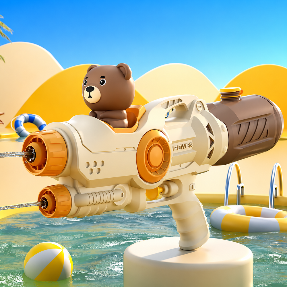 XXL Pistolet na Wodę dla Dzieci – Podwójny Strumień Wody Waterblaster