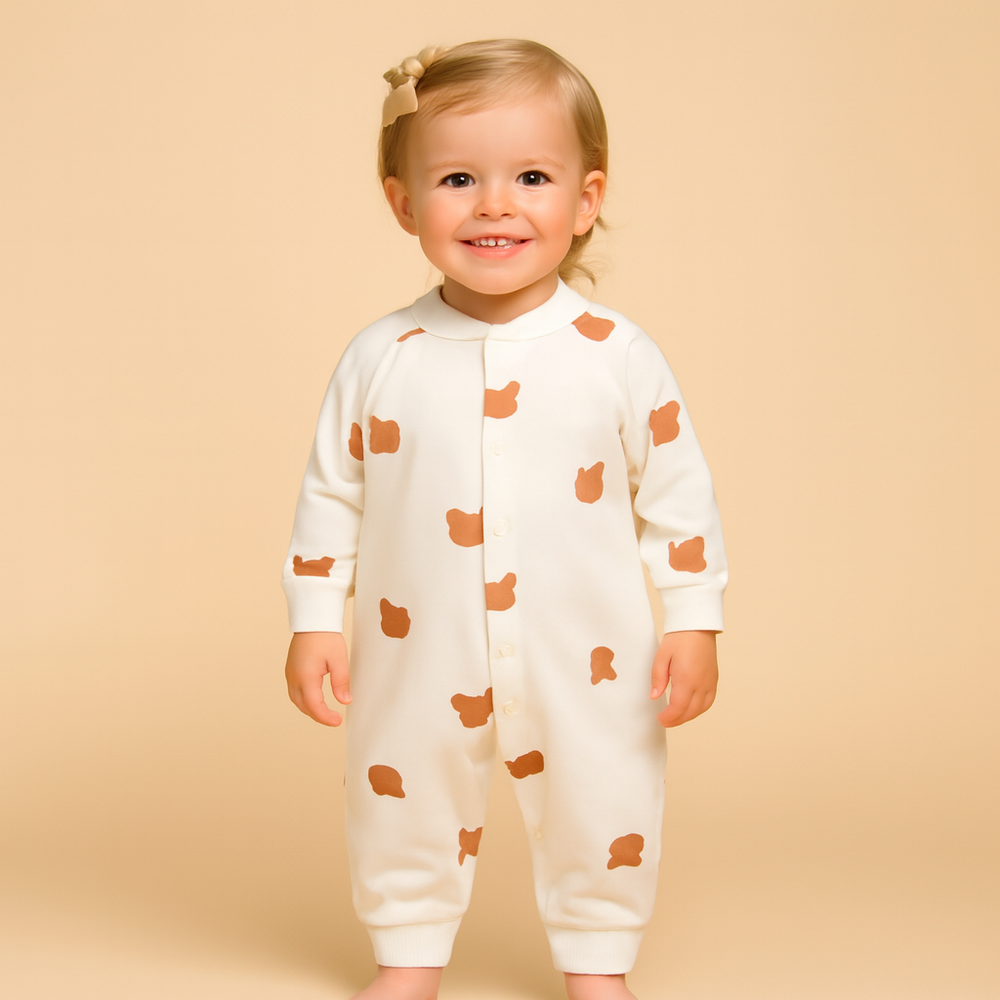 Supermiękkie Unisex Body dla Niemowląt z 100% Bawełny – Różne Urocze Printy