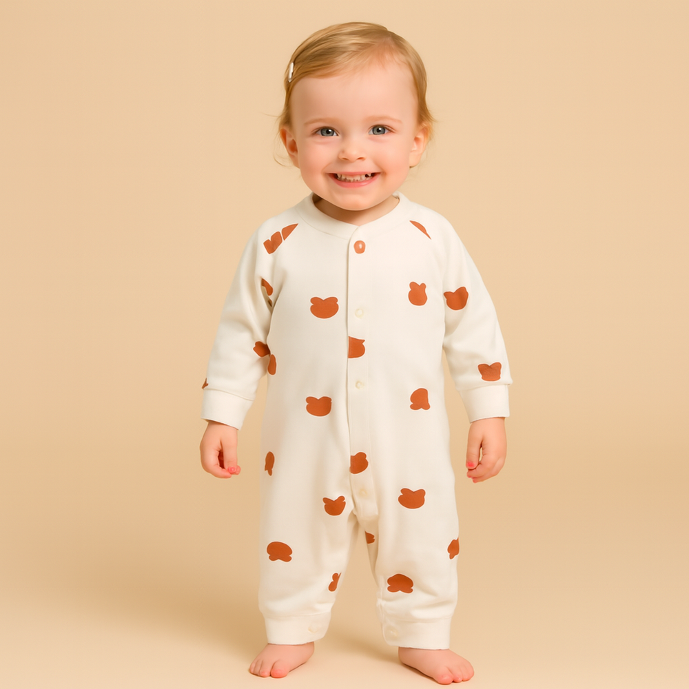 Supermiękkie Unisex Body dla Niemowląt z 100% Bawełny – Różne Urocze Printy