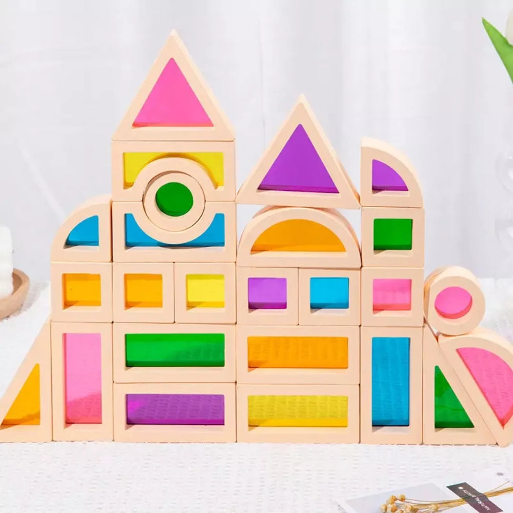 Ecotoys BrightBlocks | Kreatywne Klocki Rozwojowe - Zabawka Edukacyjna