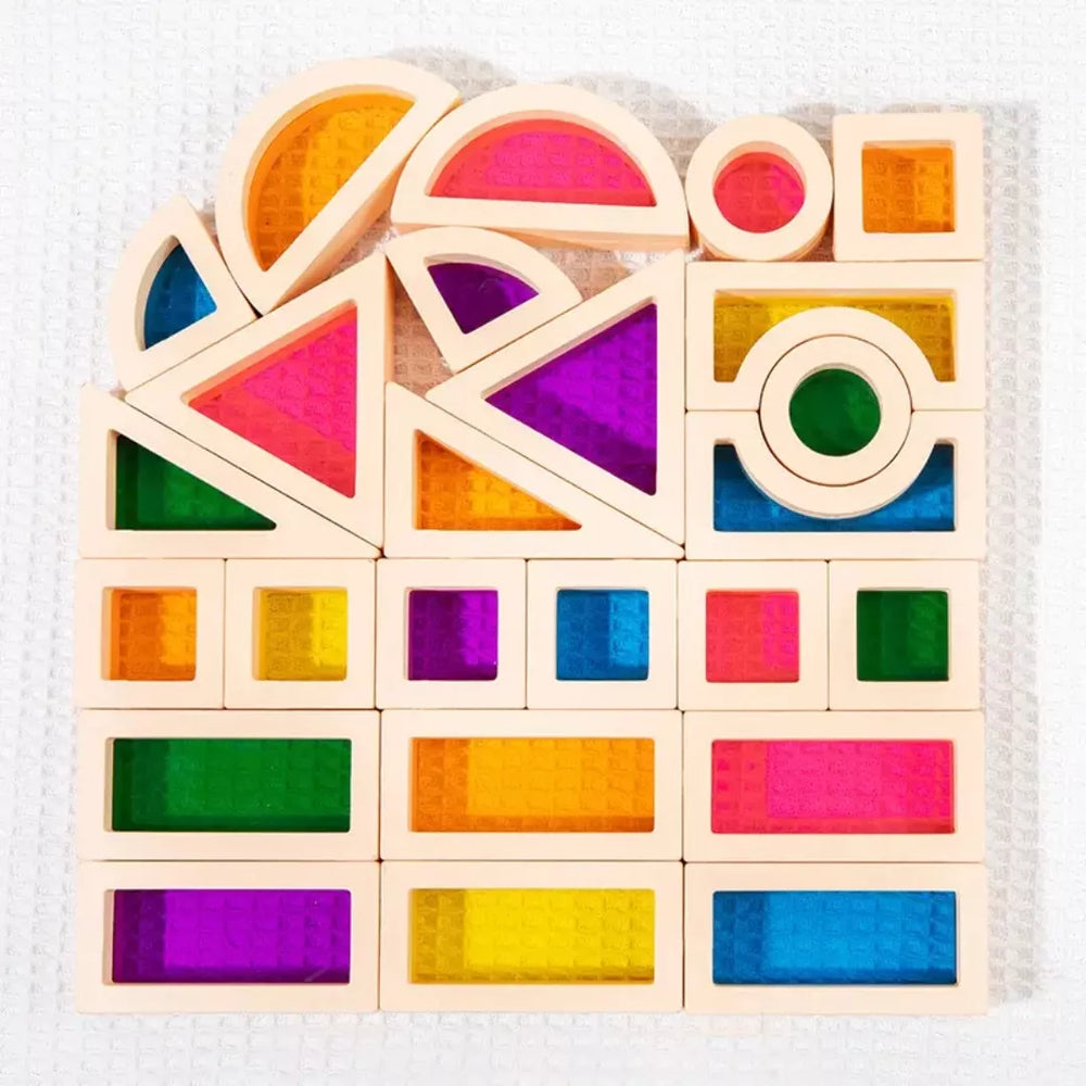 Ecotoys BrightBlocks | Kreatywne Klocki Rozwojowe - Zabawka Edukacyjna