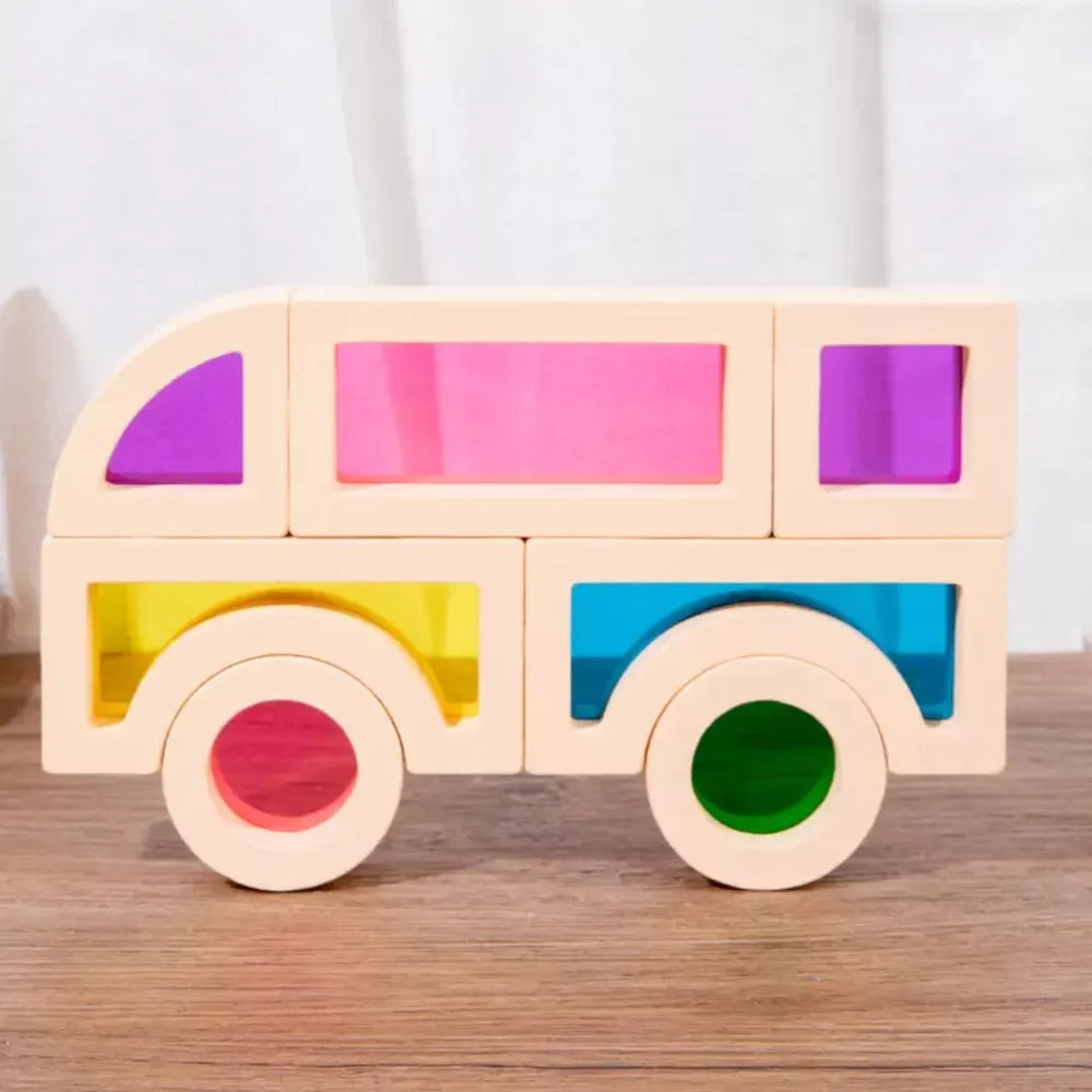 Ecotoys BrightBlocks | Kreatywne Klocki Rozwojowe - Zabawka Edukacyjna
