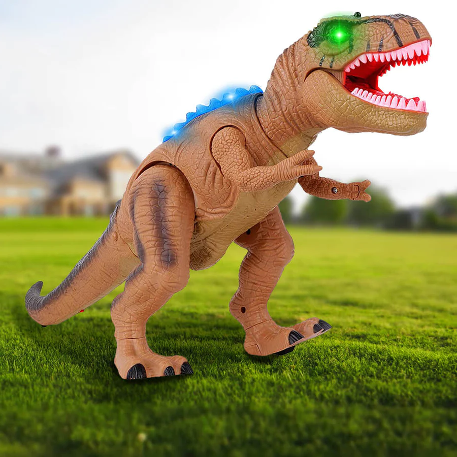 Zdalnie Sterowany Dinozaur – Interaktywna Zabawka z Dźwiękiem i Światłem