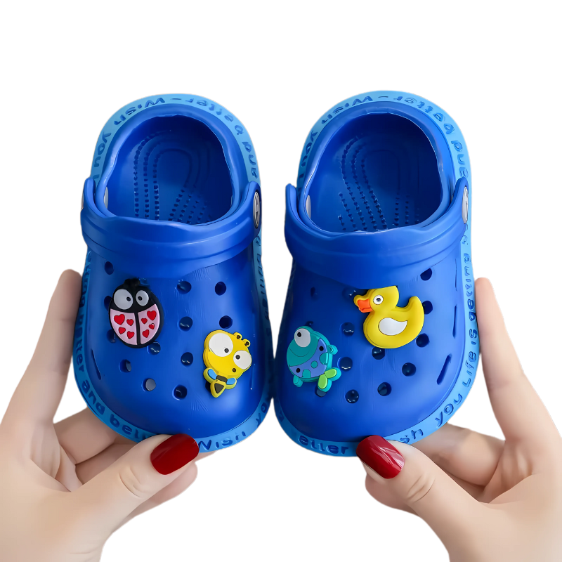 Letnie Buty dla Maluchów z Paskiem na Pięcie | TinySteps Sunny Clogs – Lekkie, Przewiewne i Idealne do Zabawy na Zewnątrz