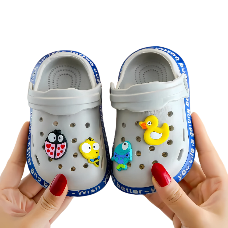 Letnie Buty dla Maluchów z Paskiem na Pięcie | TinySteps Sunny Clogs – Lekkie, Przewiewne i Idealne do Zabawy na Zewnątrz