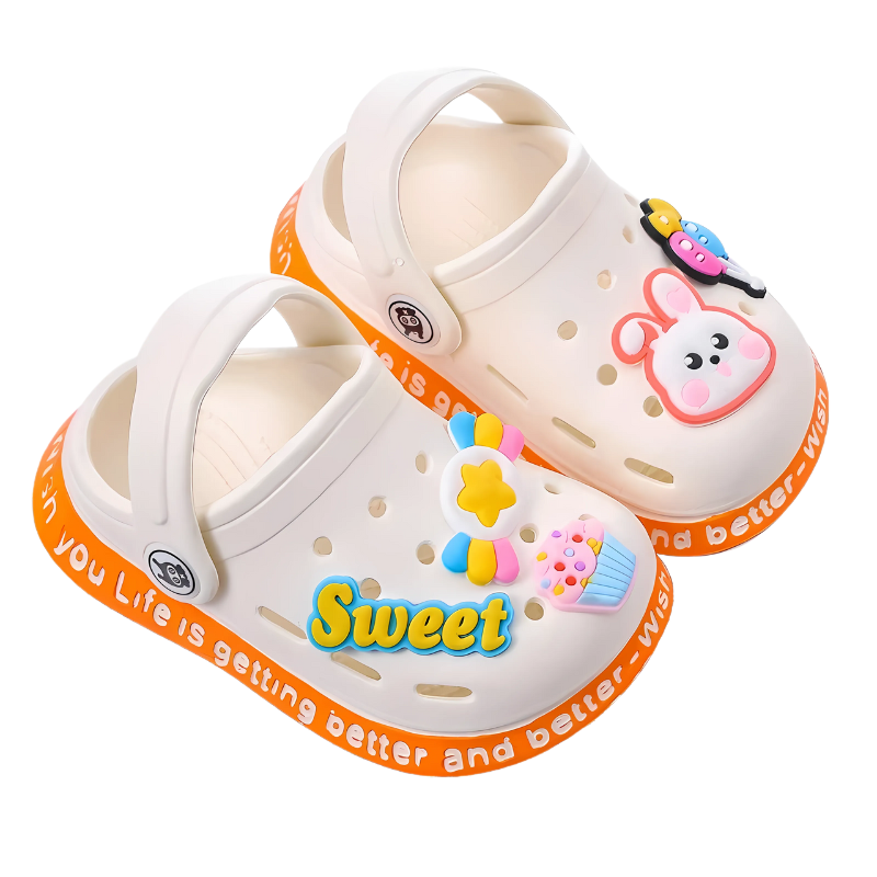 Letnie Buty dla Maluchów z Paskiem na Pięcie | TinySteps Sunny Clogs – Lekkie, Przewiewne i Idealne do Zabawy na Zewnątrz