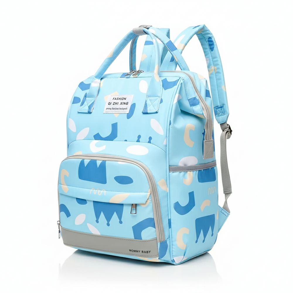 Plecak na pieluchy z izolowanymi kieszeniami | NomadiCare Urban Diaper Backpack – Przestronny, wodoodporny plecak przewijający dla rodziców
