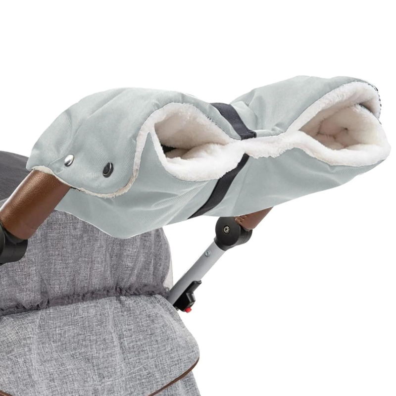 CozyHands Rękawice na Wózek – Ciepłe, Wiatroszczelne i Kompatybilne z Ekranem Dotykowym