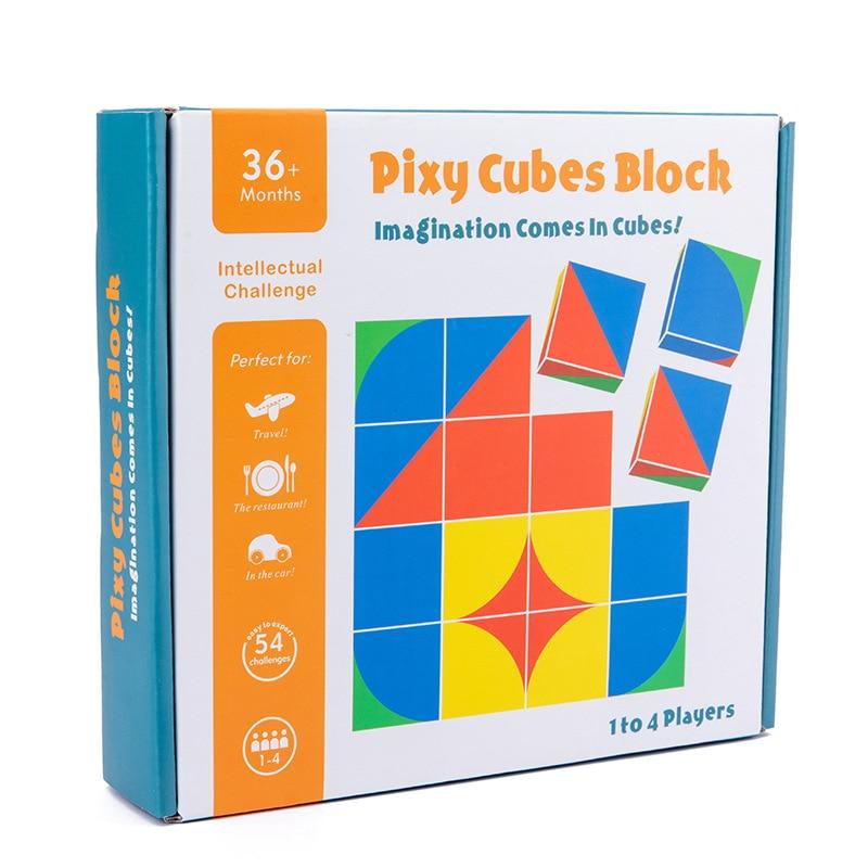 MindBlocks Creator – Drewniana Edukacyjna Układanka dla Dzieci 3+ | Motoryka, Logika i Kreatywność