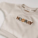 Komplet Bluza i Spodnie Wafel -Hooray! Unisex, Bawełna, Rozmiar 0-3 L-More For Mini