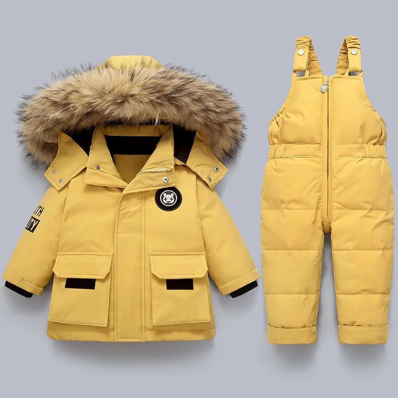 CozyWinter Kombinezon Zimowy dla Niemowląt – Ciepły, Pikowany i Wygodny na Zimowe Zabawy