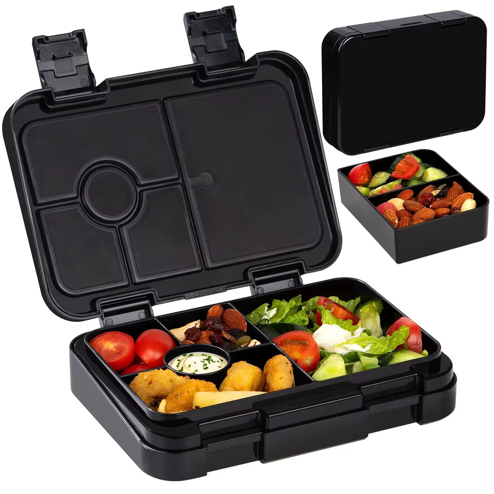 LunchPal Compact Box – Szczelny, Bezpieczny Pojemnik na Lunch dla Dzieci bez BPA z Wkładem Nadającym się do Mikrofalówki na Szkołę i Piknik