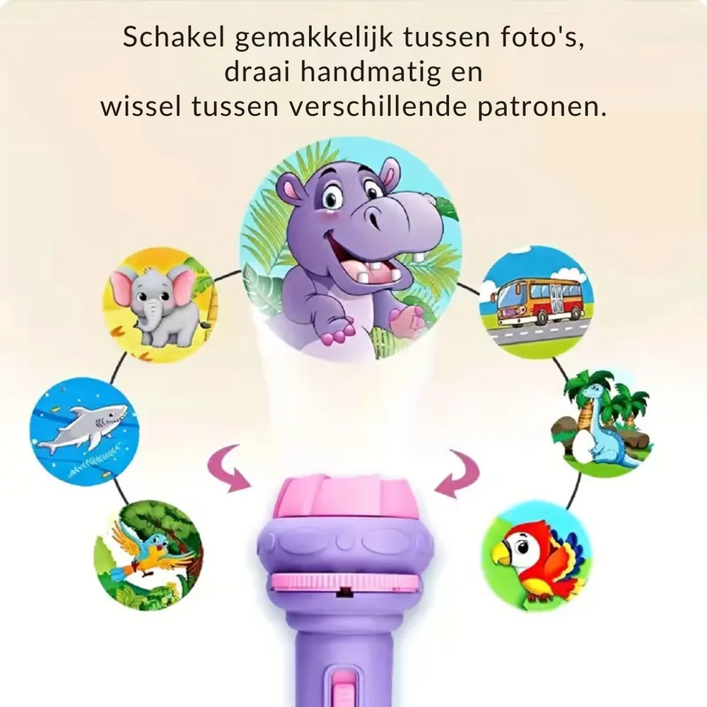 LumoLanta Projektor Bajek – Magiczna Lampka Nocna dla Dzieci