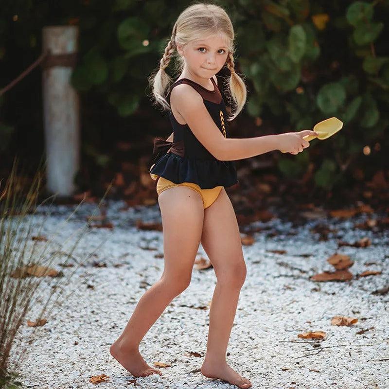 Kostium Kąpielowy Little Princess dla Dziewczynek – UPF 50+ | Rozmiar 2-14 lat