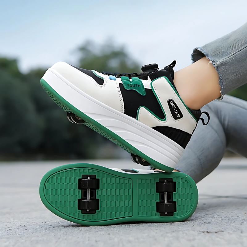 Buty Dziecięce z Chowanymi Kółkami | SwiftGlide Adventure Shoes – Sneakersy do Chodzenia i Jeżdżenia w Jednym