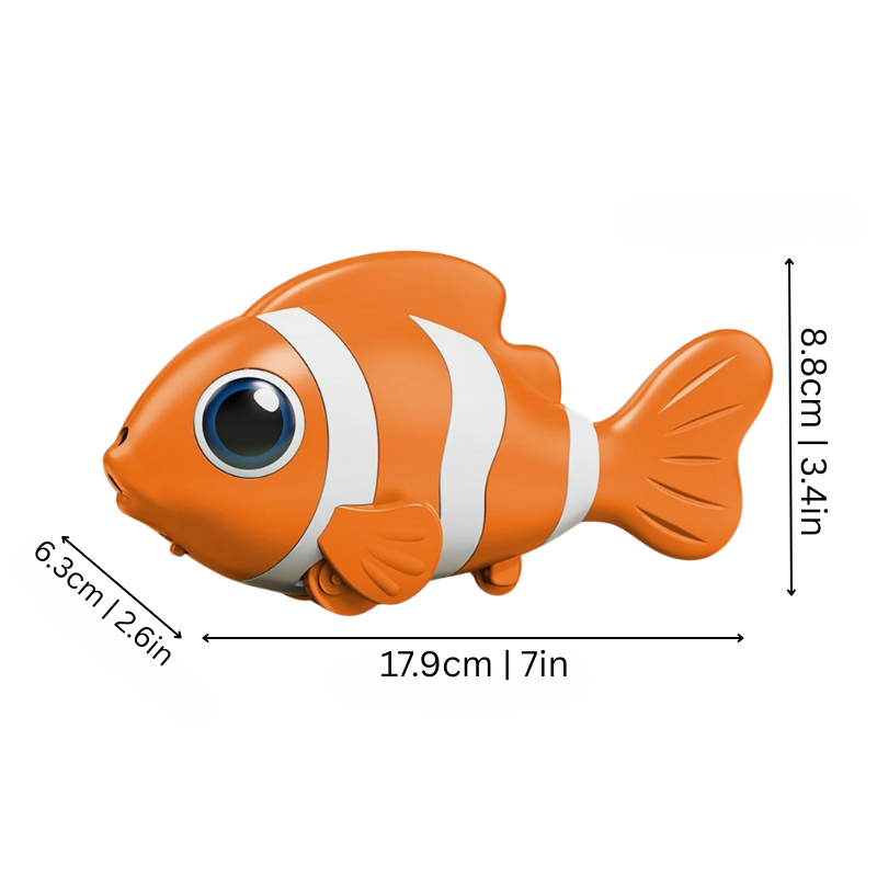 Interaktywna Zabawka Rybka Nemo z Światłem i Ruchem – GlideGlow Motion Fish