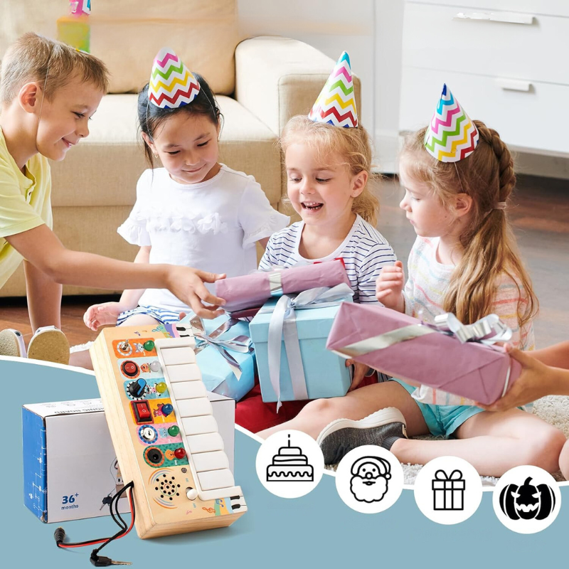 Zestaw Zabawek Montessori dla Niemowląt – Zabawka Sensoryczna (6+ Miesięcy)