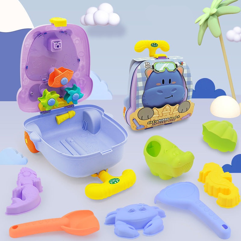 Wózek z Zabawkami Plażowymi dla Dzieci – Kompletny Zestaw do Zabawy w Piasku – Sunplay Piaskowa Przygoda