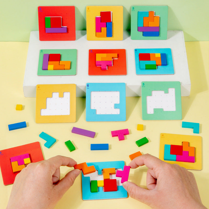 Edukacyjna Gra Konstrukcyjna i Puzzle dla Dzieci – 87-częściowe Logic Blocks dla Kreatywności i Myślenia (3+)