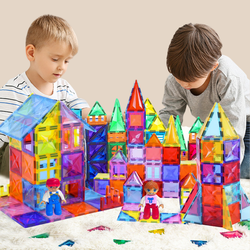 Magnetyczne Klocki Konstrukcyjne - MagnaBrix Creatix, DIY, Zabawka Edukacyjna, 1+ lat