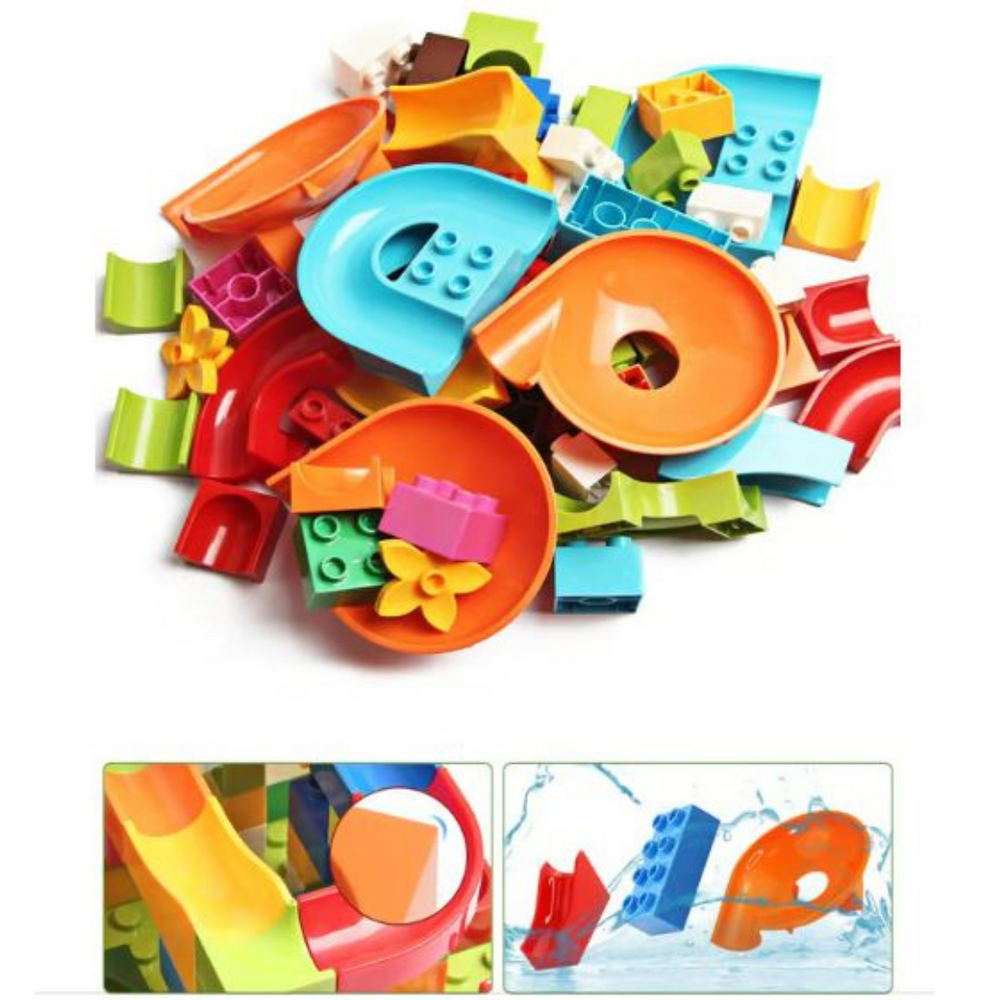 Creative Marbles Tor Kulkowy Zestaw Konstrukcyjny – Zabawka Edukacyjna dla Dzieci od 3 Lat