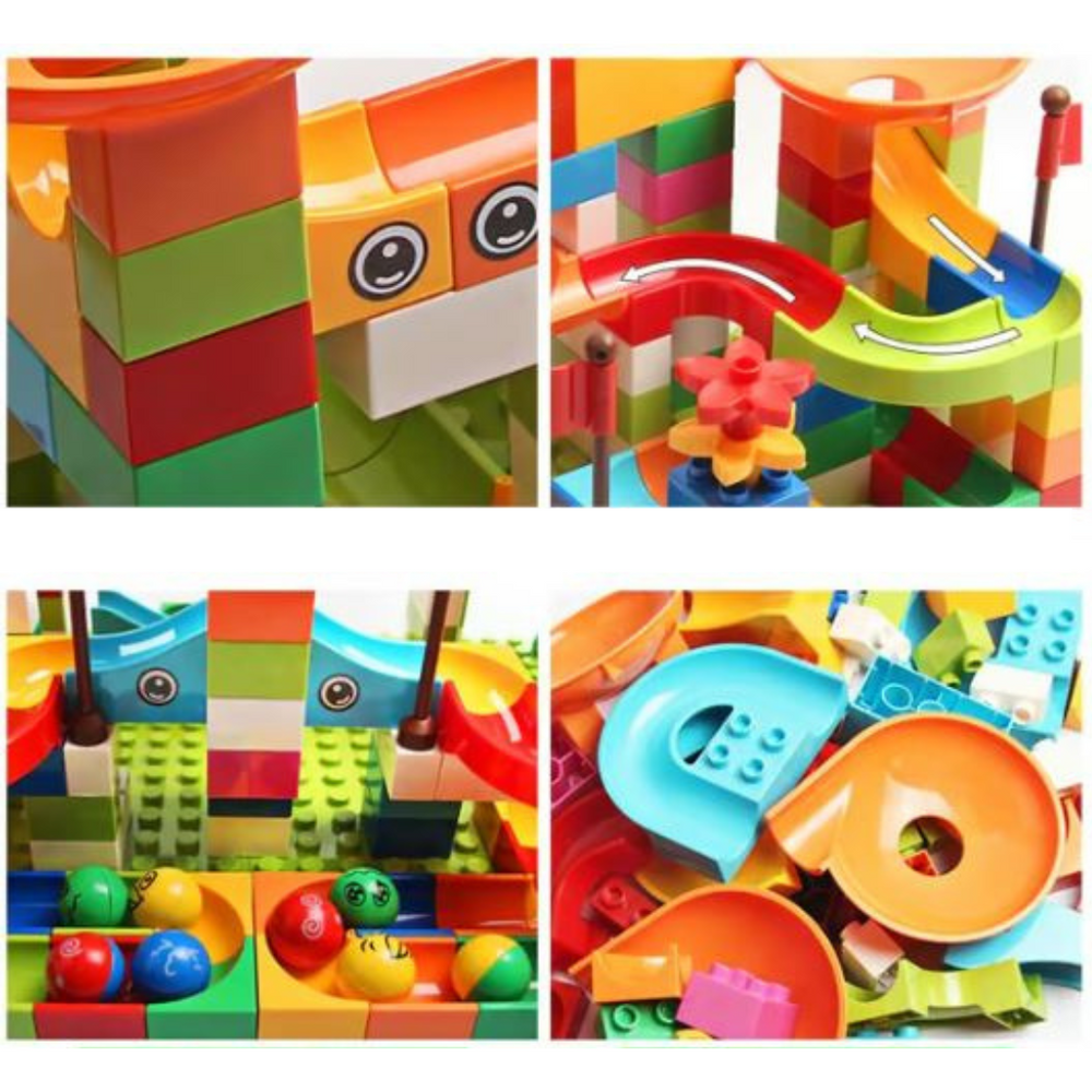 Creative Marbles Tor Kulkowy Zestaw Konstrukcyjny – Zabawka Edukacyjna dla Dzieci od 3 Lat