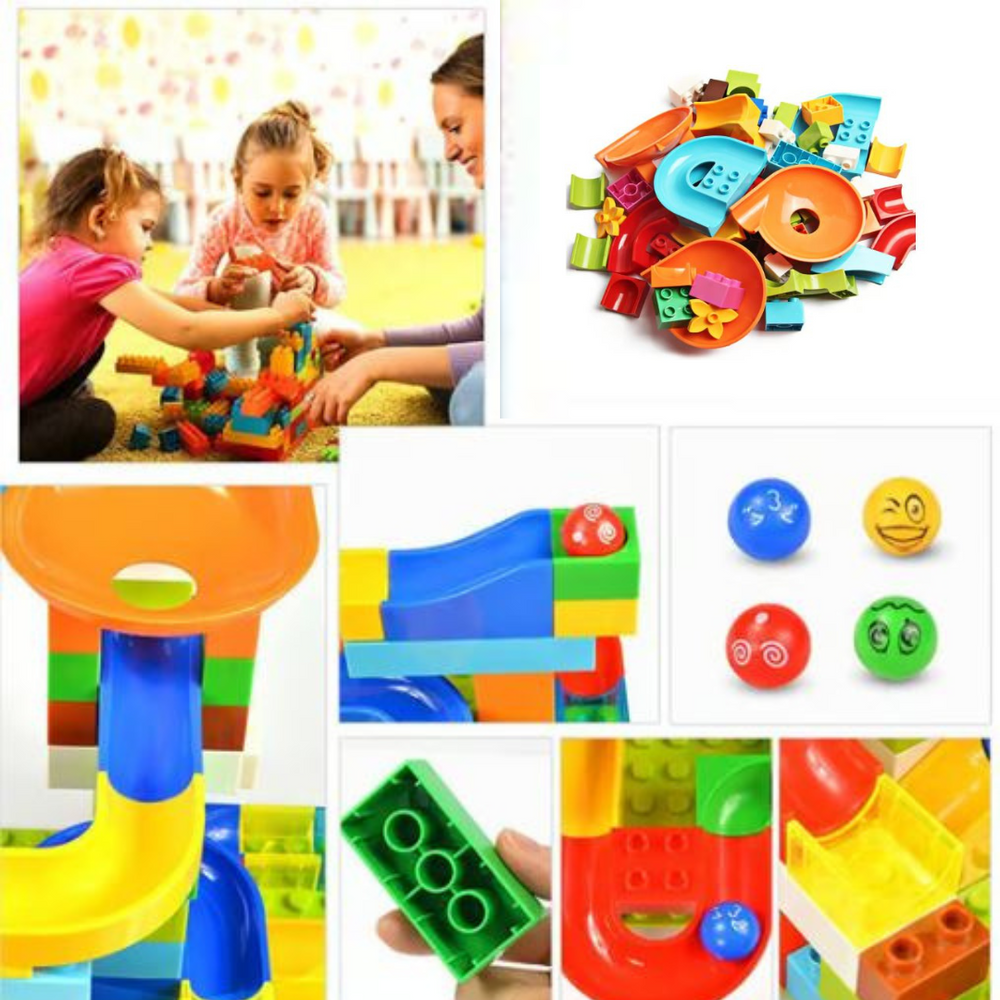 Creative Marbles Tor Kulkowy Zestaw Konstrukcyjny – Zabawka Edukacyjna dla Dzieci od 3 Lat