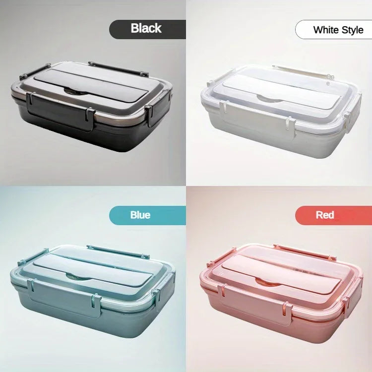 Stalowy Lunchbox Szczelny – Bento Box do Szkoły i Pracy