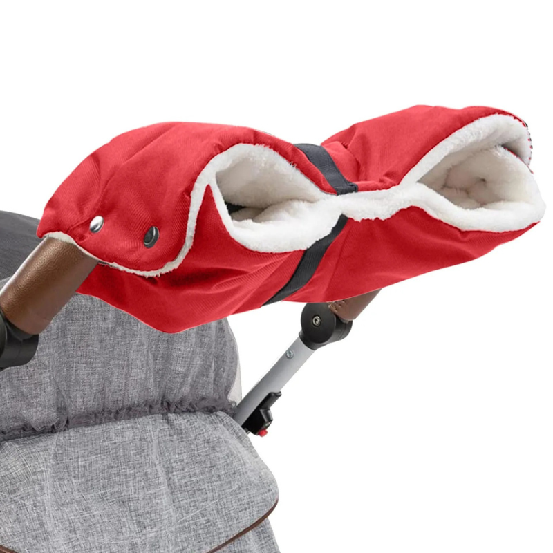 CozyHands Rękawice na Wózek – Ciepłe, Wiatroszczelne i Kompatybilne z Ekranem Dotykowym
