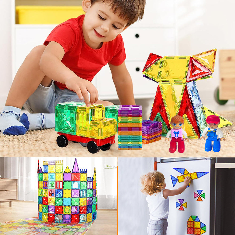 Magnetyczne Klocki Konstrukcyjne - MagnaBrix Creatix, DIY, Zabawka Edukacyjna, 1+ lat