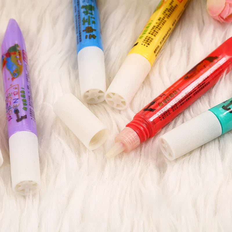 Pisaki 3D Puffy do Kreatywnych Prac dla Dzieci – CreatiGlow ColorPuff Studio | Zestaw 12 Kolorów