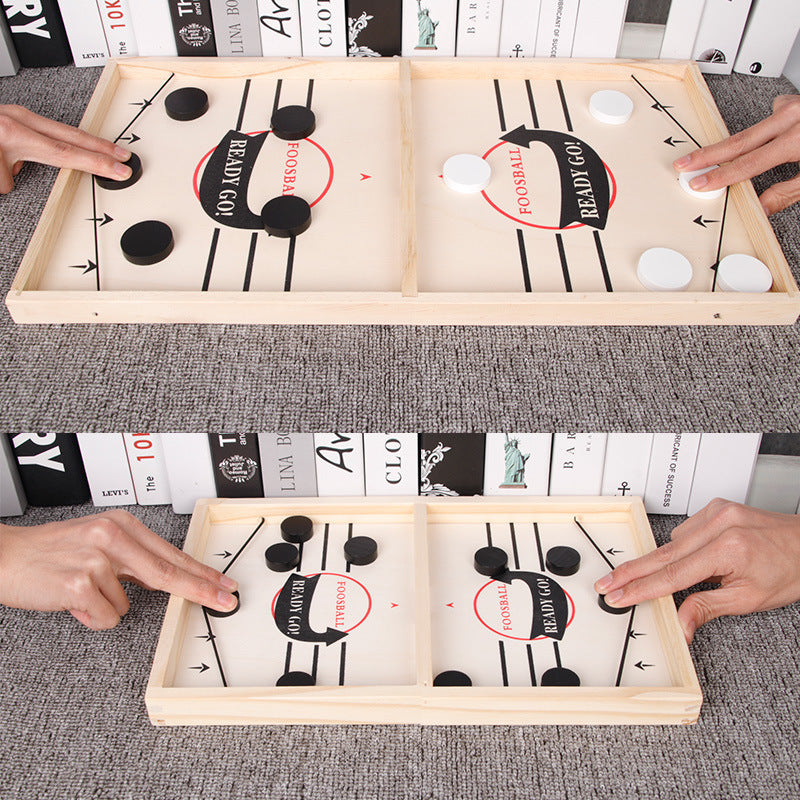 Gra Stołowa 2 w 1 – Zestaw Shuffleboard i Piłkarzyki