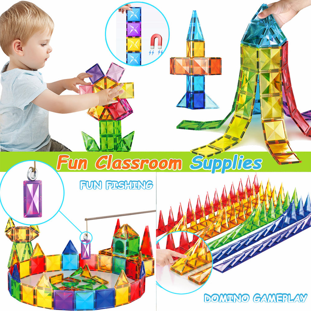 Magnetyczne Klocki Konstrukcyjne - MagnaBrix Creatix, DIY, Zabawka Edukacyjna, 1+ lat