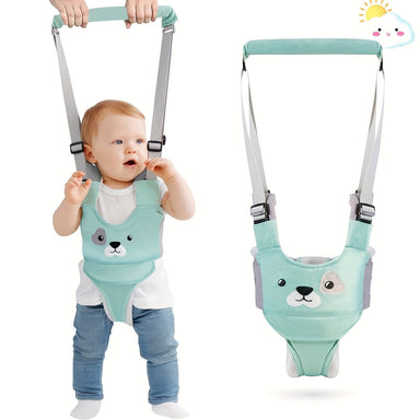 Ergonomiczne Szelki do Chodzenia – Kigali Baby, Niebieski/Brązowy/Różowy, Bawełna, 9+ M-More For Mini