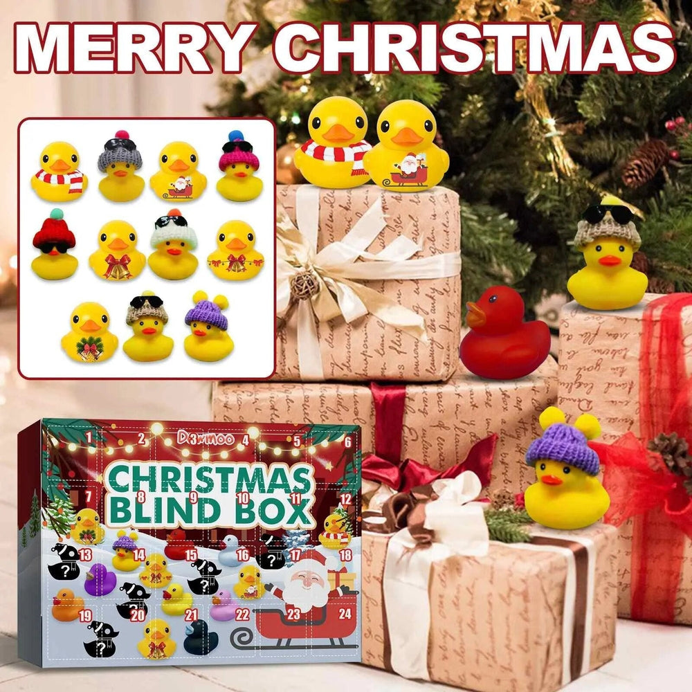 BubbleDuck Kalendarz Adwentowy – Świąteczne Kaczuszki do Kąpieli dla Dzieci | Magiczna Zabawa w Wannie & Radosne Niespodzianki