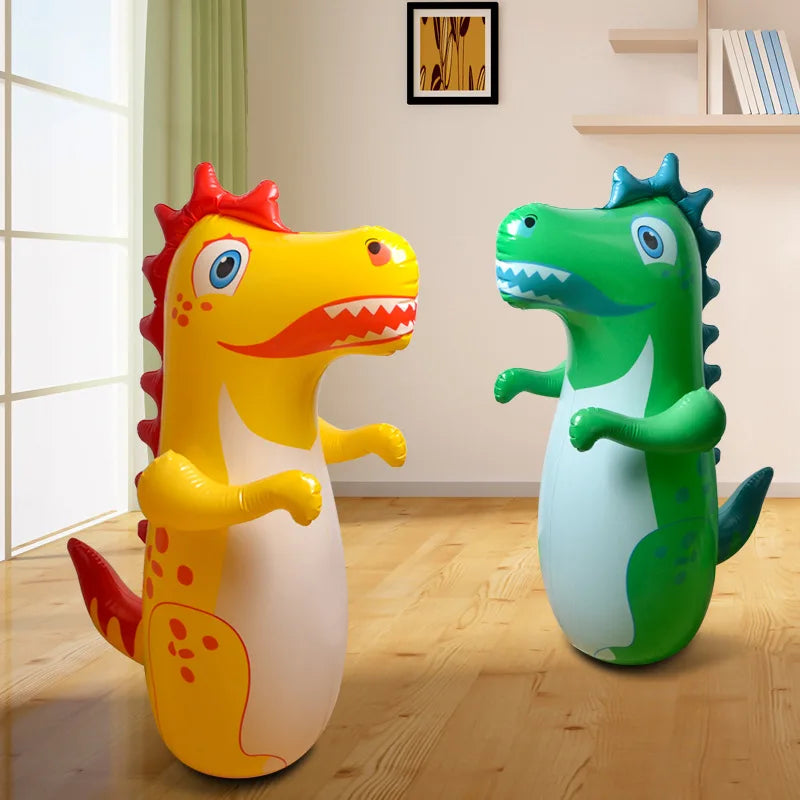 Dmuchany Worek Bokserski Dinozaur dla Dzieci – Powracający Zabawka do Zabawy w Domu