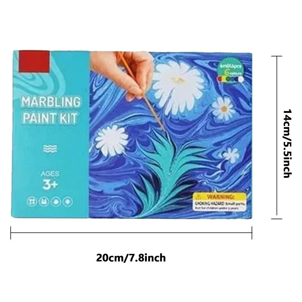 AquaMira Marble Art Kit – Kompletny Zestaw do Malowania na Wodzie dla Wyjątkowych Kreacji