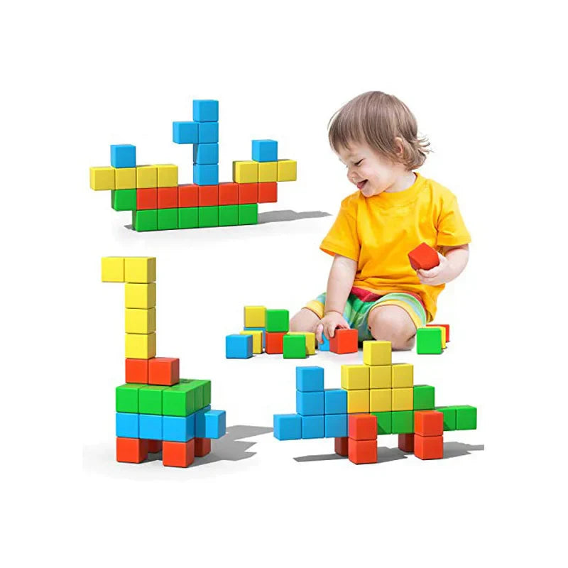 Magnetyczne klocki dla dzieci – magnetyczna zabawka 3+ zestaw