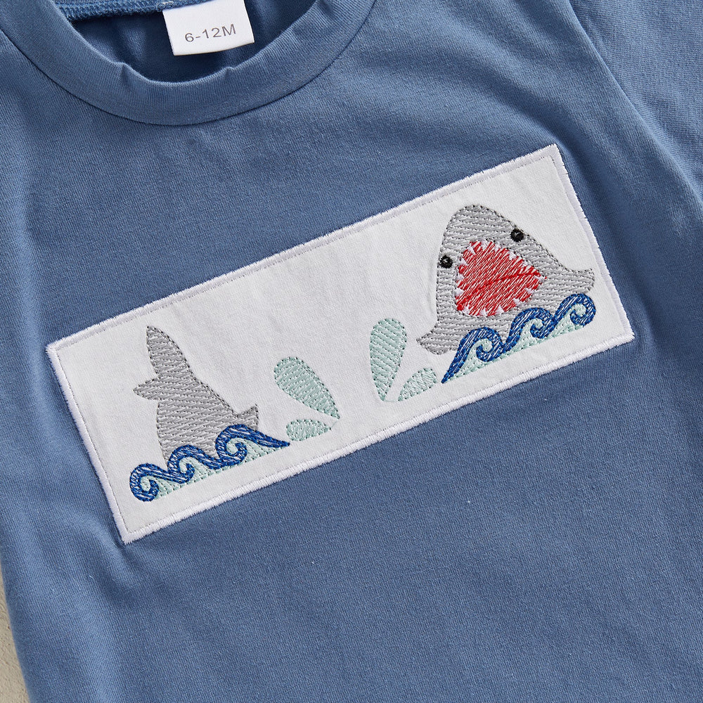 AdventurePrint Letni Zestaw dla Niemowląt i Małych Dzieci | Unisex T-shirt i Spodenki w Paski | Letni Strój 0-4 Lat | Bawełna i Poliester