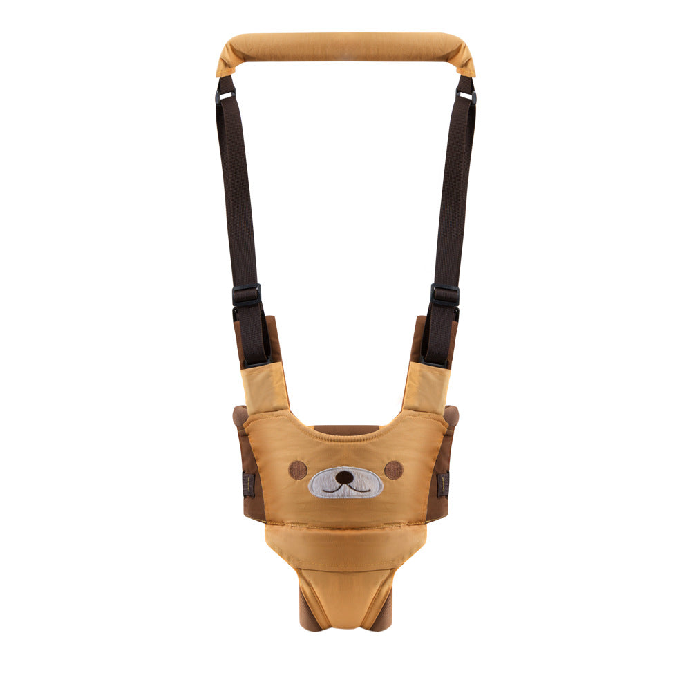 Ergonomiczne Szelki do Chodzenia – Kigali Baby, Niebieski/Brązowy/Różowy, Bawełna, 9+ M-More For Mini