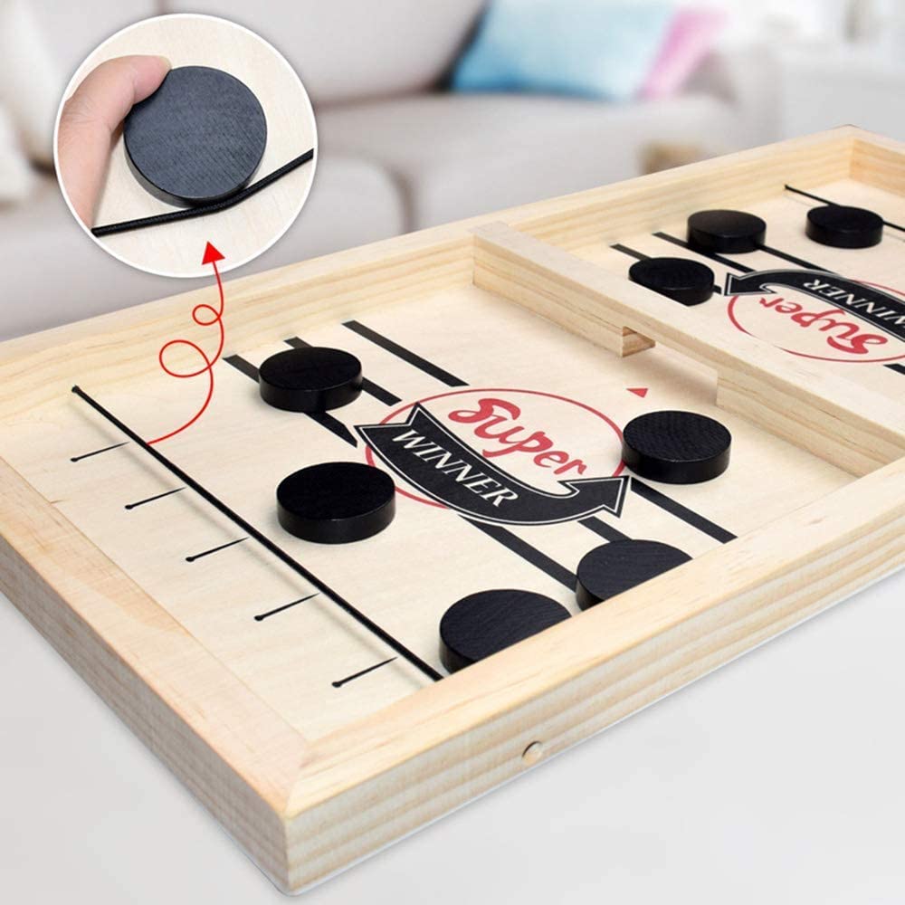 Gra Stołowa 2 w 1 – Zestaw Shuffleboard i Piłkarzyki
