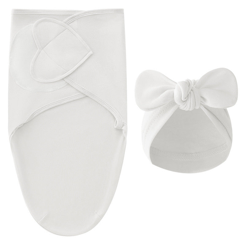 Rożek do pieluszki i czapeczka - DreamNest Luxe, Unisex, Szary/Zielony/Różowy/Biały/Brązowy, Bawełna, Noworodek