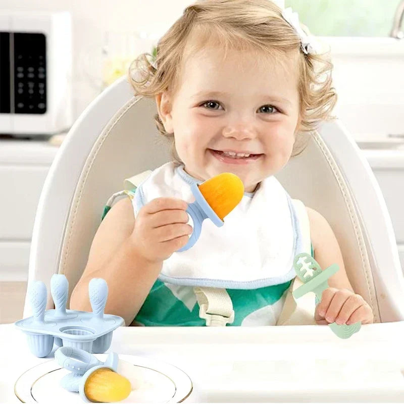 5-częściowy Zestaw Gryzaków dla Niemowląt – Silikon BPA-free z Rączką