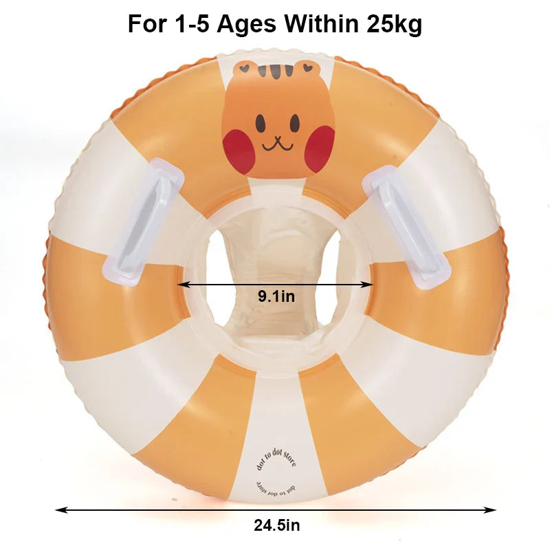 Dmuchane Kółko do Pływania dla Dzieci z Daszkiem – Do 25kg