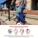 Ergonomiczne Szelki do Chodzenia – Kigali Baby, Niebieski/Brązowy/Różowy, Bawełna, 9+ M-More For Mini