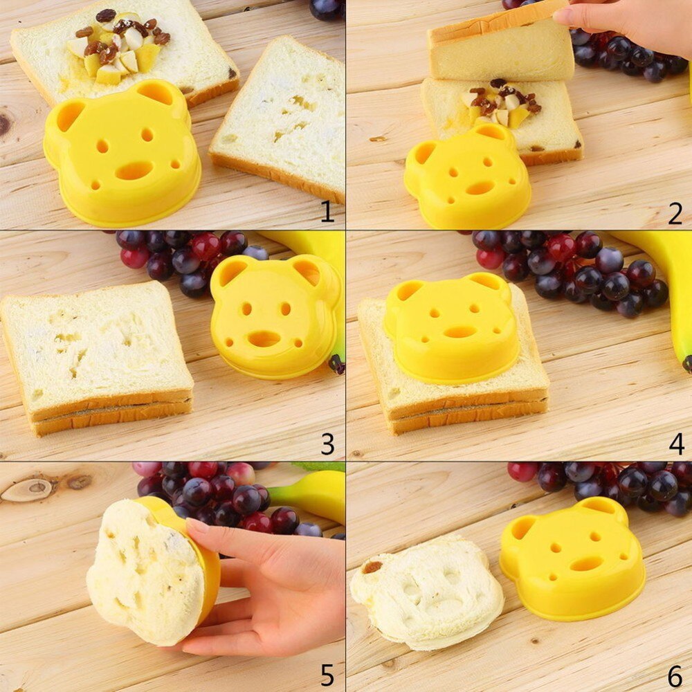 SnackShapes Foremki do Kanapek dla Dzieci – Głębokie Wykrawacze do Pieczywa, Warzyw i Owoców